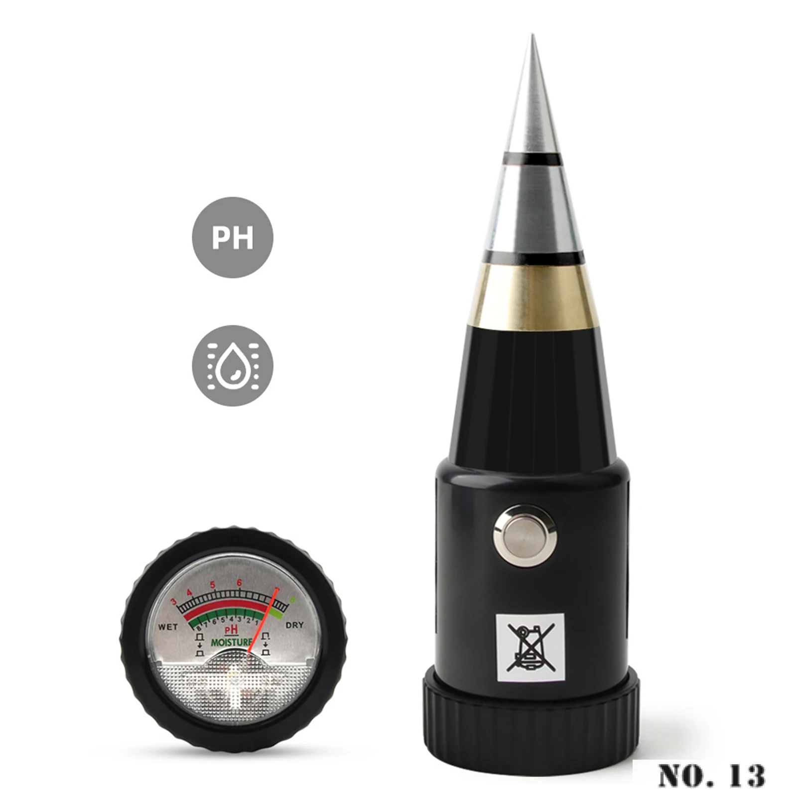 Soil PH Tester Soil Meter Measure PH and Moisture Levels Quick