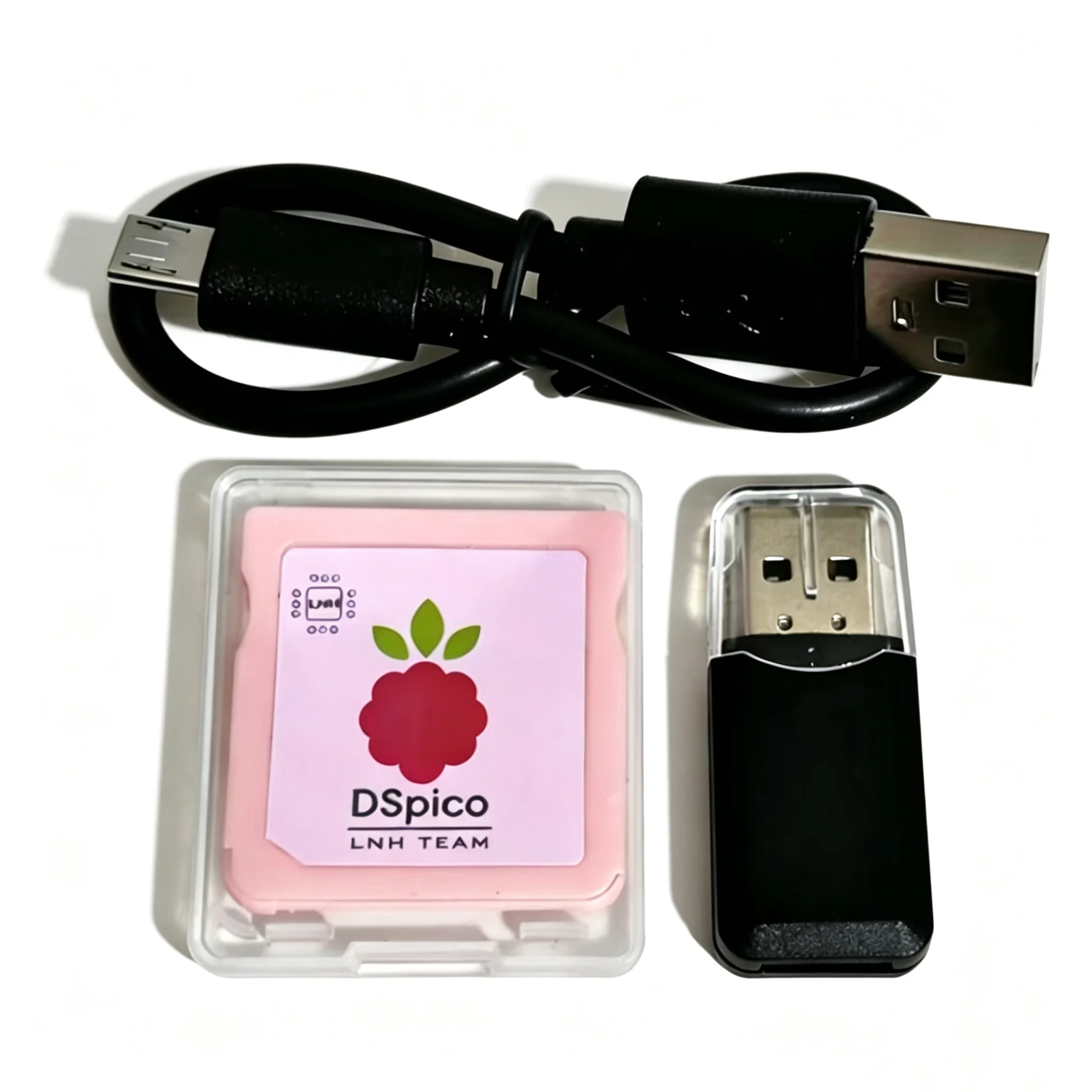 New DSpico Game Reader Cart Injection Molded Pink Case with RP2040 MCU DS Mode & Pico Launcher For NDS NDSL DSi 3DS Console