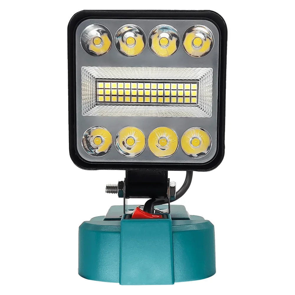 Portable Work Light Electric Cordless LED Work Light 180&deg; Adjustment for Makita 18V Battery