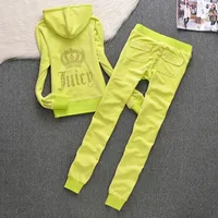 Juicy Lovers marque noix de coco nouvelle mode femmes costumes de sport bleu noir rose mince survêtements décontractés col à capuche vêtement de sport 2