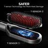 TYMO Hair Straightener Brush - Upgraded Ionic Plus Straightening Brush with Dense Bristles, 16 Temps, Dual Voltage 2
