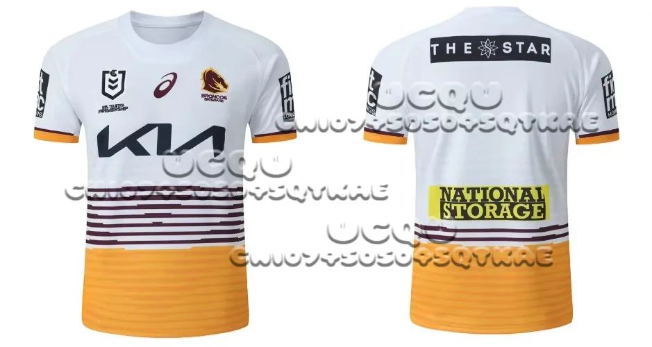 2025-26 New Brisbane Broncos Jerseys Maru NRL Short Sleeve T