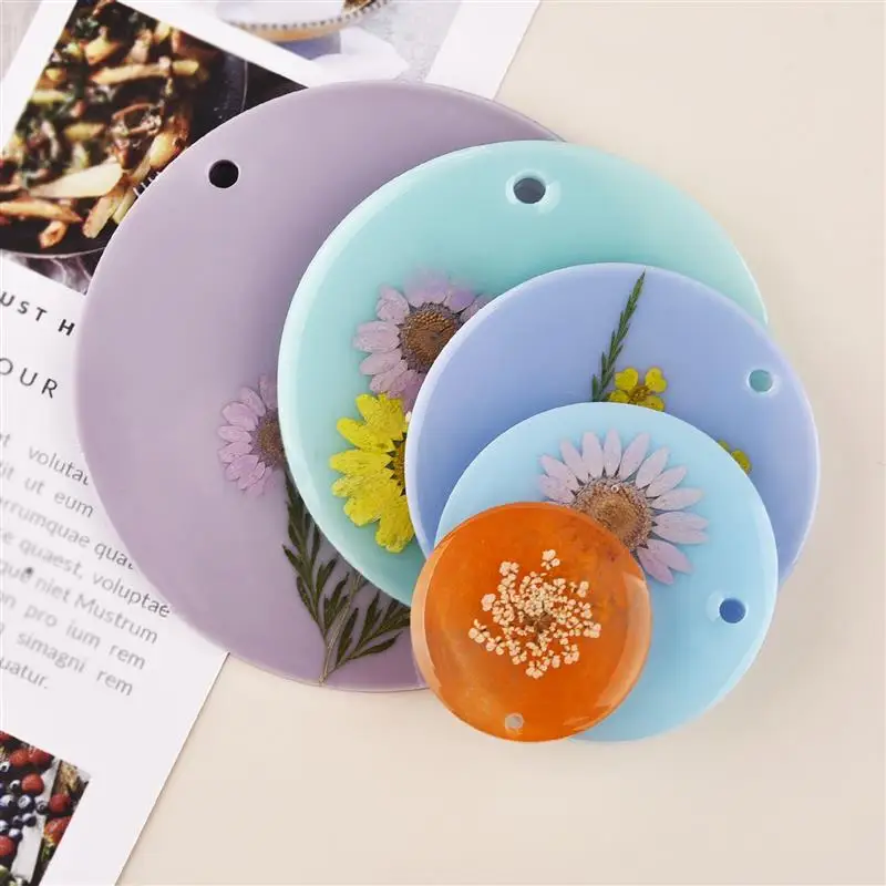 Christmas Ball Pendant UV Epoxy Resin Molds Handmade Keychain Silicone Mould DIY Crafts Jewelry Decorations Casting Tools