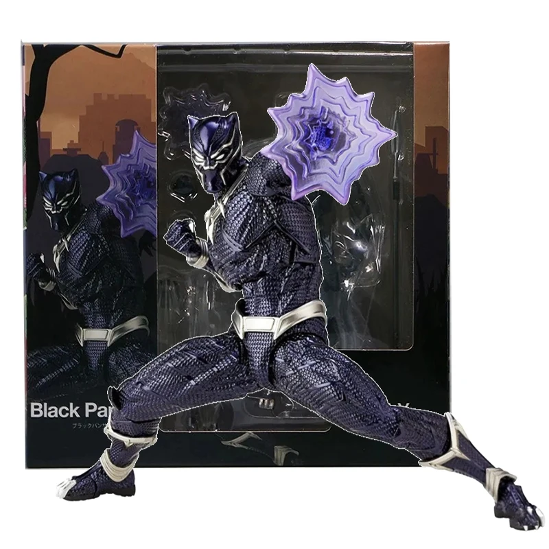 Incredibile Yamaguchi King Of Wakanda Black Panther Action Figure Arkham Knight Model Marvel Deadpool Black Panther Figurine Toys