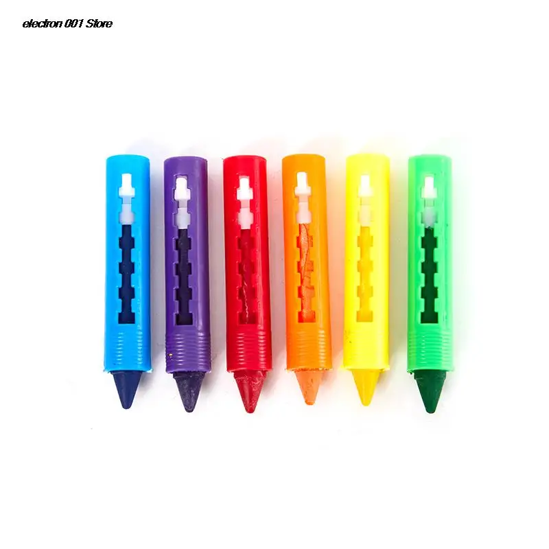 Washable Crayon Kids Baby Bath Time Paints Drawing Pens Toy for Halloween Makeup writing utensils 6Pcs colored crayons washable watercolor pen watercolor pen children painting supplies