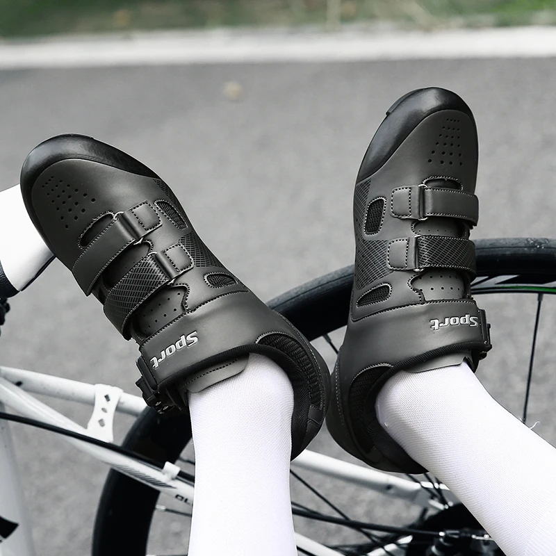 Cycling Shoes Summer Unlocked Breathable Bicycles Professional Unisex Mountain Leisure Road Bikes Hard Soled Riding