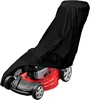 Outdoor Lawn Mower Cover 210D Polyester Oxford Cloth Waterproof UV Protection Universal With Drawstring Black 4