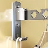 180° Adjustable Clothes Drying Hanger Wall Mounted Aluminum Alloy Clothes Stand Foldable Space Saving Organizer Rack 5