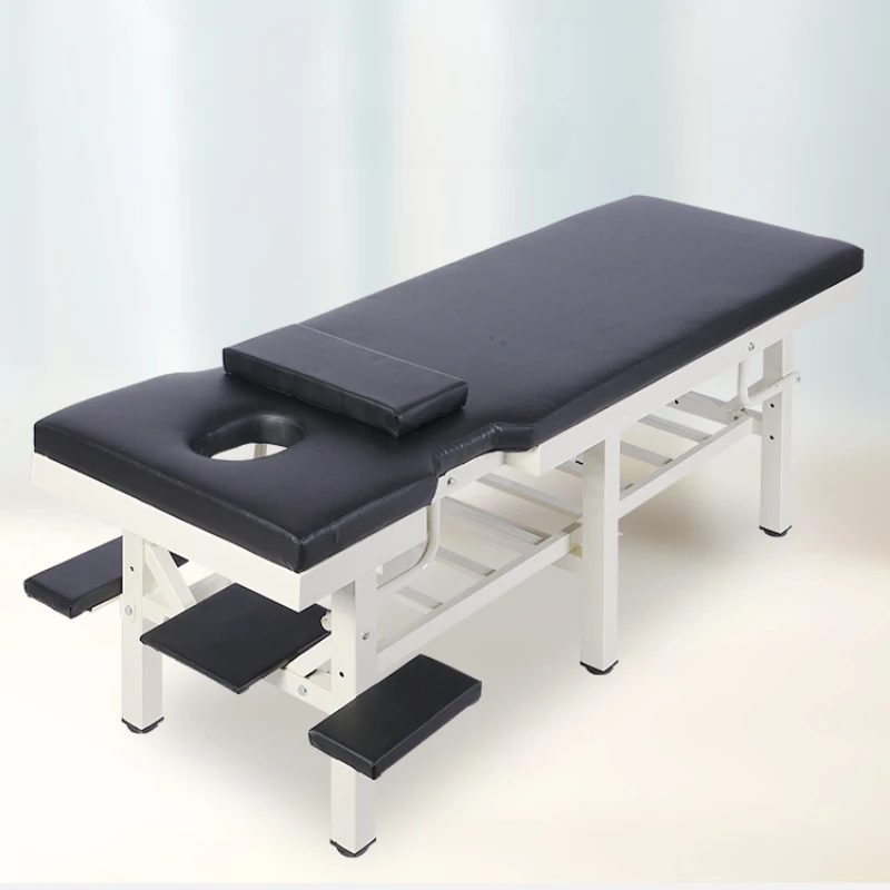 Comfort Sleep Massage Tables Medical Metal Physiotherapy Knead Massage Tables Speciality Examination Bett Salon Furniture QF50MT