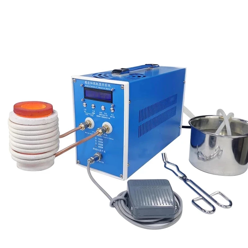 

6KW Induction Heater Induction Heating Machine 110V/220V Metal Smelting Furnace High Frequency Welding Metal Quenching Equipment