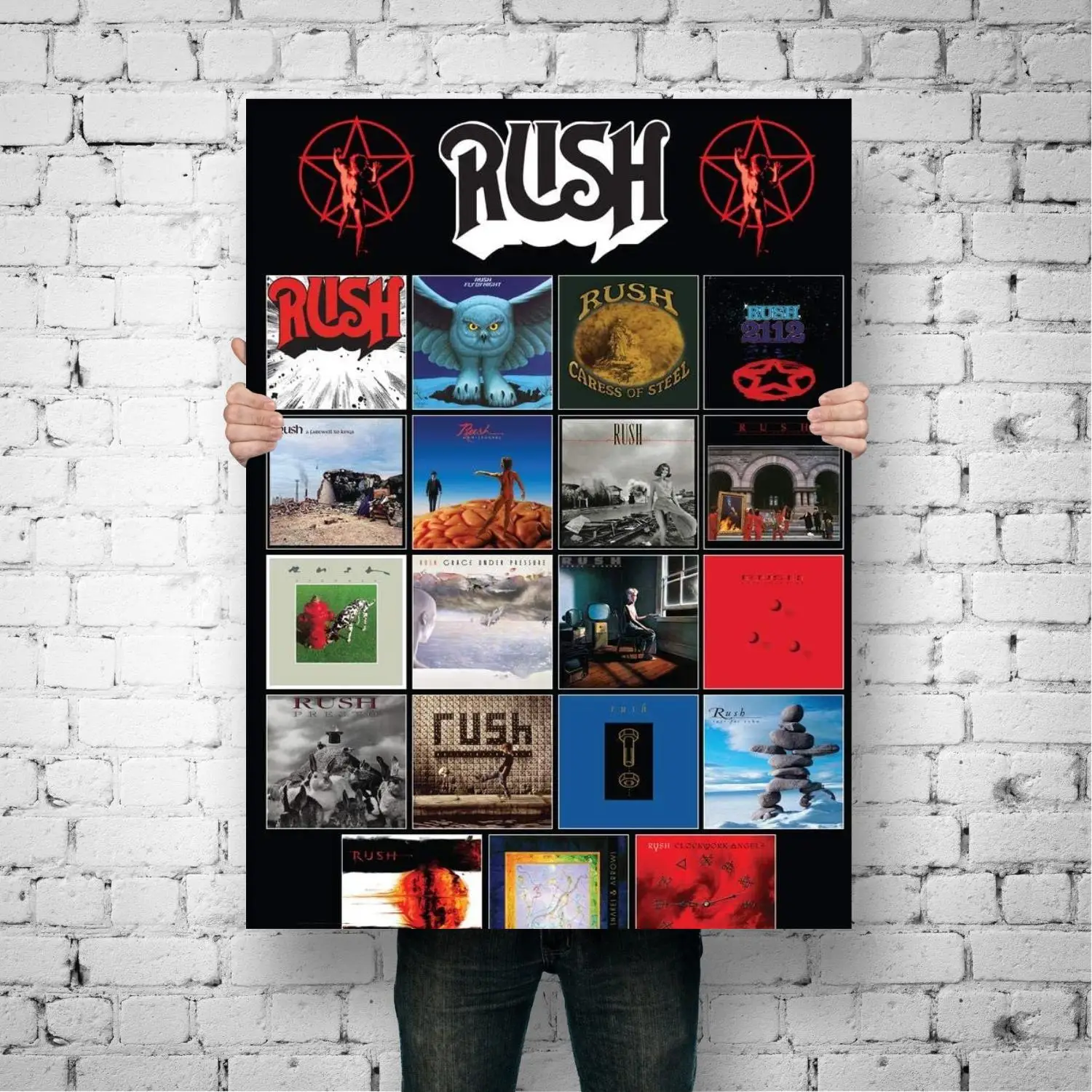 RUSH-poster – Estante da Sala