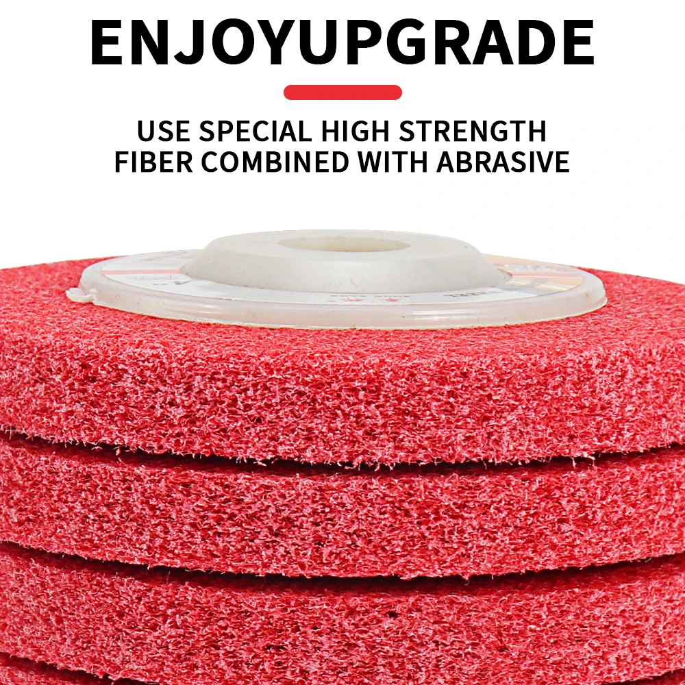 4 inch Nylon Fiber Polishing Wheel Sanding Buffing Disc Abrasive Wheels for Angle Grinders