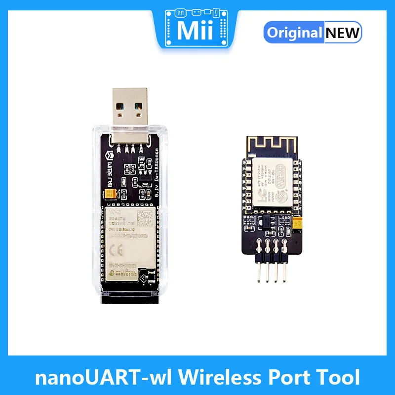 

nanoUART-wl Wireless Serial Port Tool 2.4G USB to TTL 232 UART Module