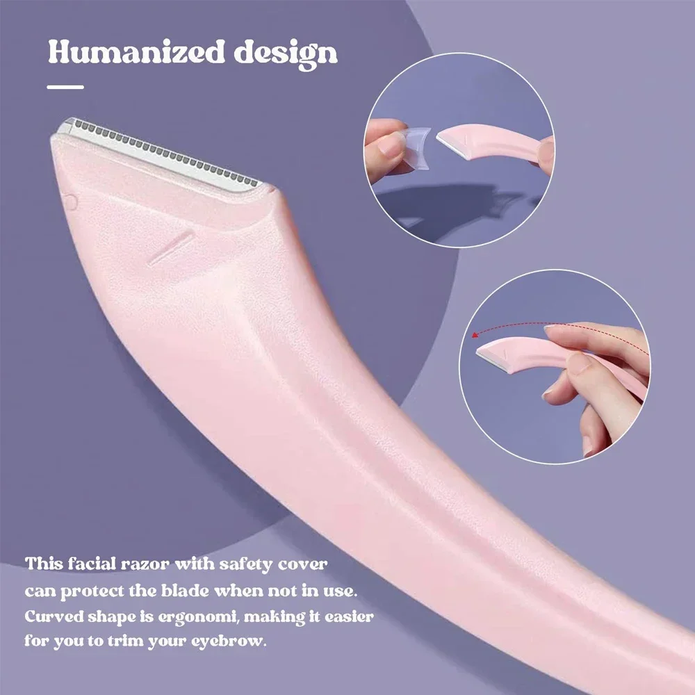 Eyebrow Trimmer Blade 3Pcs Shaping Cut Portable Eye Brow Epilation Hair Removal Cutters Woman Safety Face Shaver Makeup Tools eyebrow trimmer blade