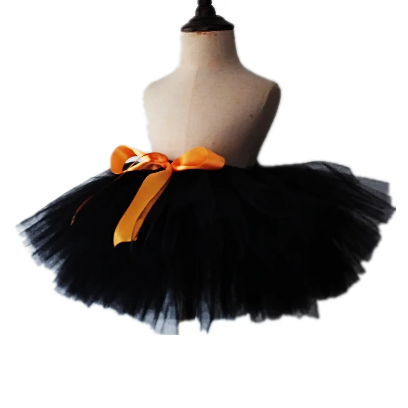 Girls Skirt Fluffy Pettiskirt Tutu Skirt Orange Tutu Girls Baby skirt Ballet skirt Halloween Christmas Party Costume kids
