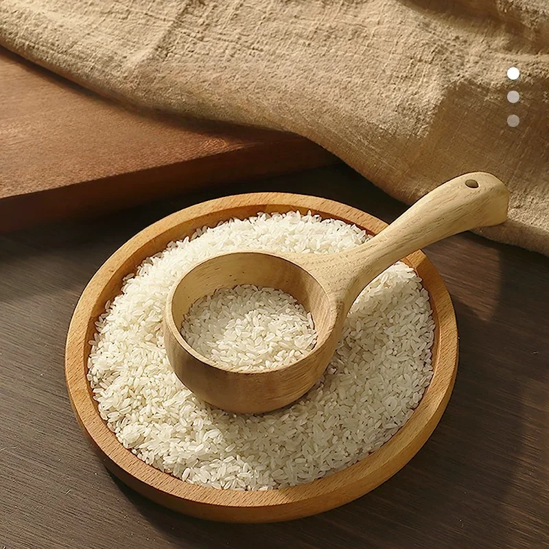 Wooden Scoop Spoon Japan Large Spoon Kitchen Household Water Scoop for Ramen Rice