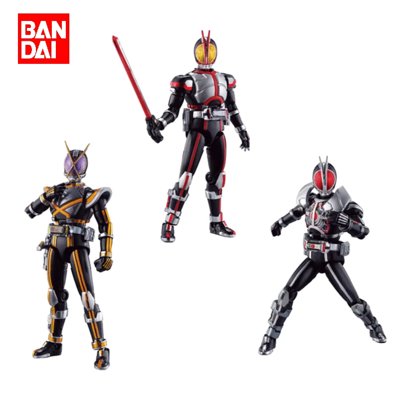 

In Stock 100% Original Bandai Candy Toy SO-DO CHRONICLE MASKED RIDER KAIXA FAIZ 555 A Set Animation Model Art Collection