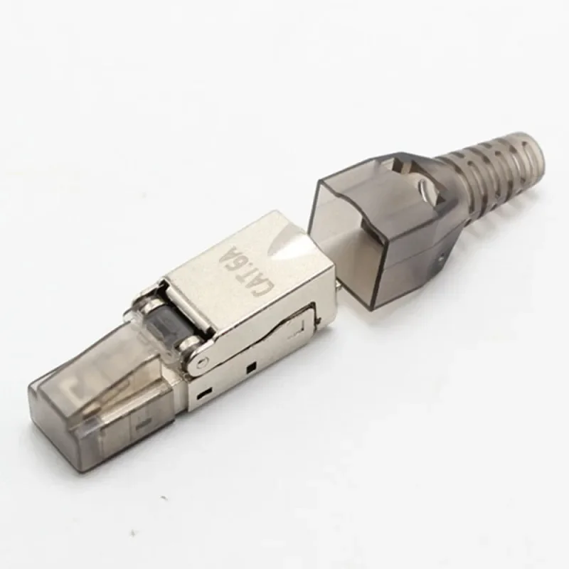 Cat8 RJ45 Connector Metal Modular Plug 40Gbps Shielded Crimp Ethernet Cable  Adapter RJ 45 Lan Cable Extension Network Plug Cat 8 - AliExpress