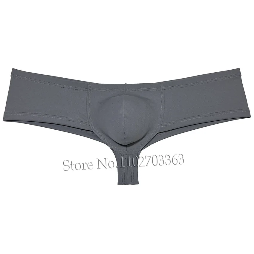 Mens Cheeky Panties Hipster Half Hip Coverage Brazilian Bikini Boxers Briefs Underwear Hombre