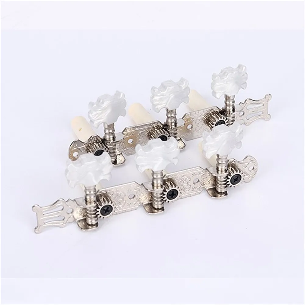 Classical Guitar String Tuning Pegs Machine Heads Tuners Keys Parts With Screws Guitar Optimization Easy To Operate Tuning Pegs