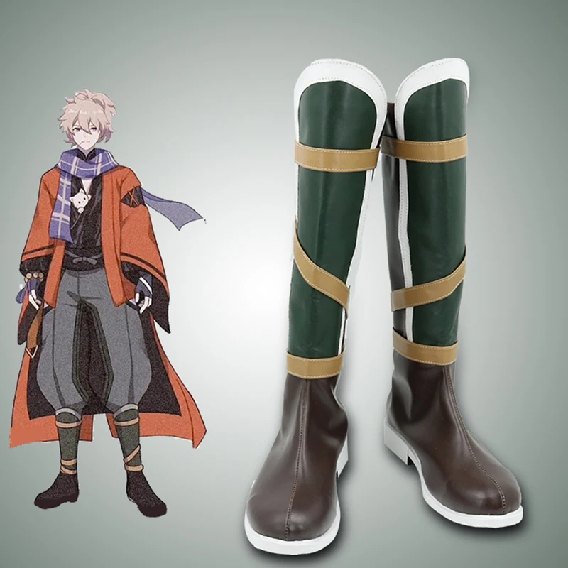 

Обувь для косплея Game Genshin Impact Tomo, обувь для косплея, повседневная обувь для Хэллоуина и вечеринки, сандалии, Новинка