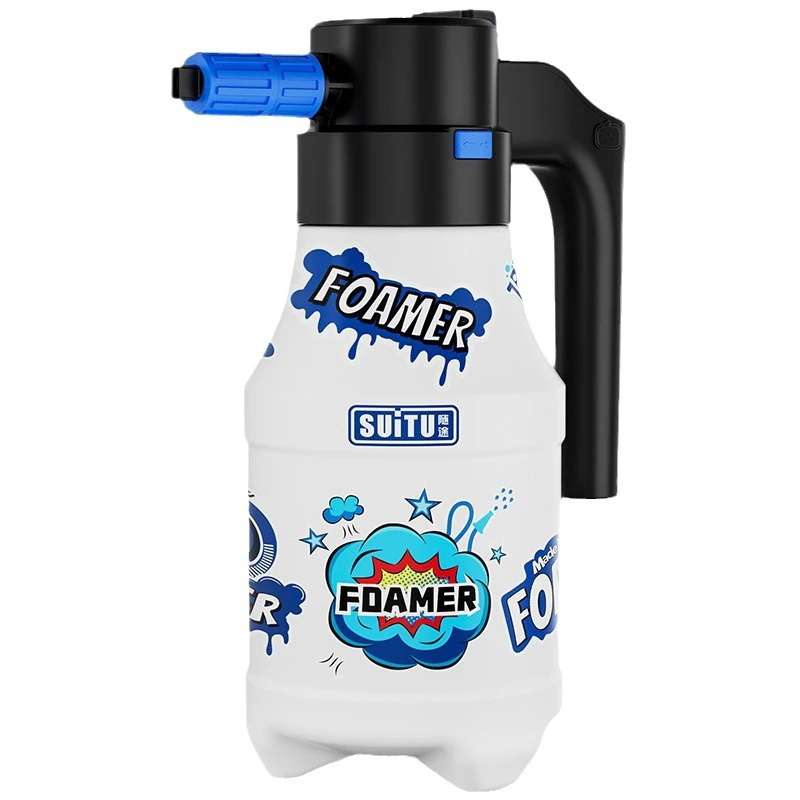 전동 펌프 폼 분무기, 고압 세차용 공압 세척기, 가정용 청소용 폼 스노우 세차 스프레이 병