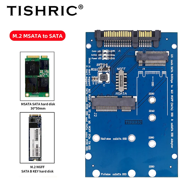 

Плата расширения M.2 NGFF Msata SSD SATA3 на M.2 NGFF адаптер MSATA M2 PCI SSD конвертер, карта расширения для ПК и ноутбука до 6Gps