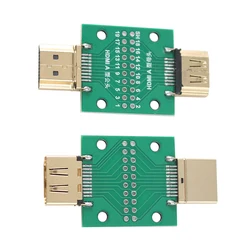 Dual USB and HDMI Adapter Set - High - Speed Female/Male Connectors for Versatile Connectivity (HDMI - Male to Female)