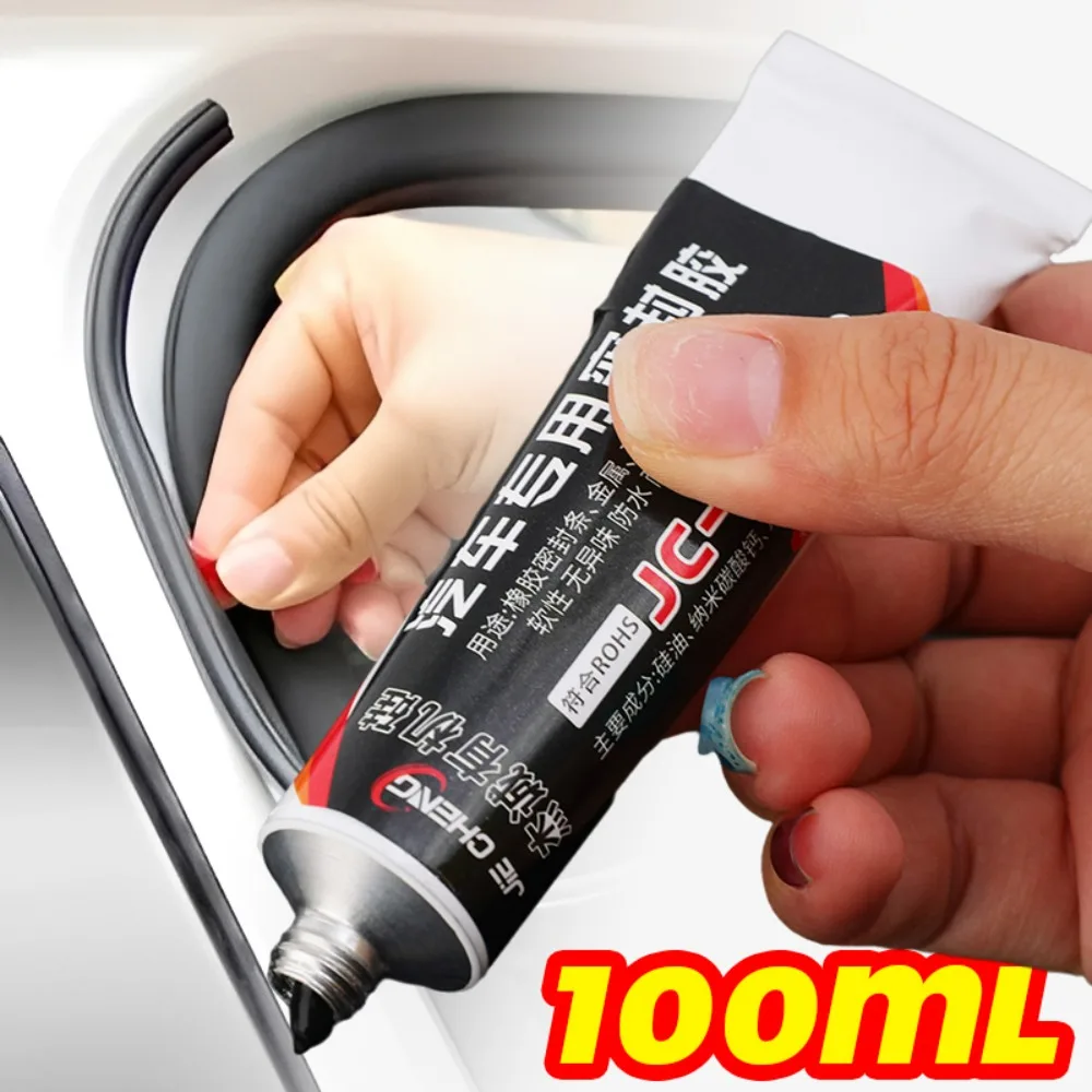 รถประตู Sealant กาวยานยนต์ Weatherstrip ซ่อมอุณหภูมิสูงกาวซิลิโคนกันน้ํา Soundproof Universal Auto Fix เครื่องมือ 1