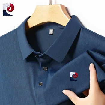 PIERRE CARDIN Nuova estate Polo mimetica a maniche corte di alta qualità Moda uomo e casual Top versatile