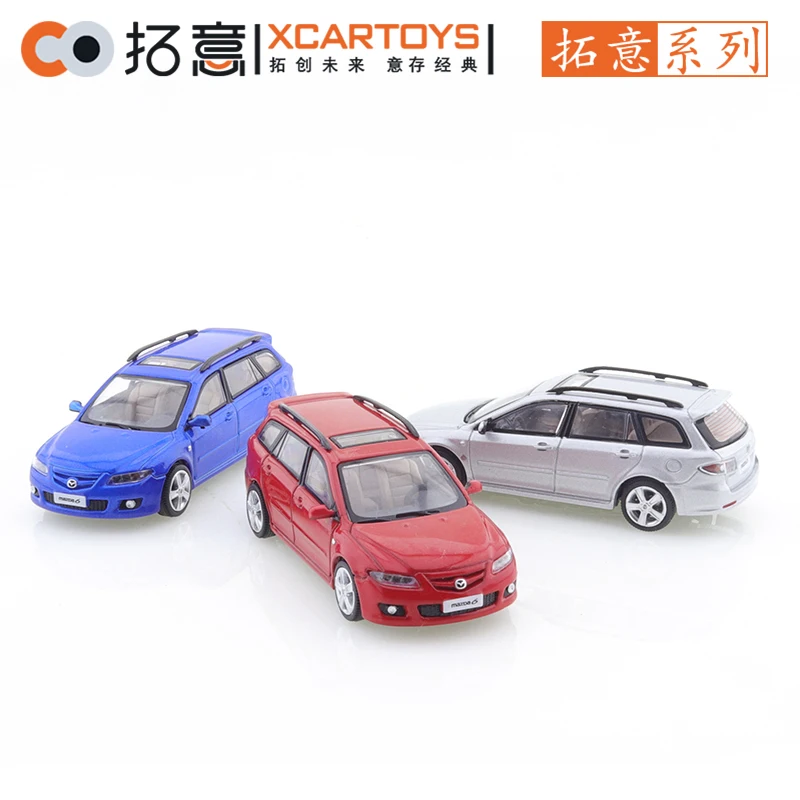 

Модель автомобиля XCarToys 1/64 Mazda ATENZA Wagon Gen.1 из голубого сплава, отлитый под давлением, подарок для друзей, собирайте украшения, детские игрушки для мальчиков