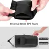 （CASE ONLY) Karaoke Bag Compatible with JYX-S55/ for JYX 69BT Karaoke Machine with Two Wireless Microphones,Holder for MS69 4