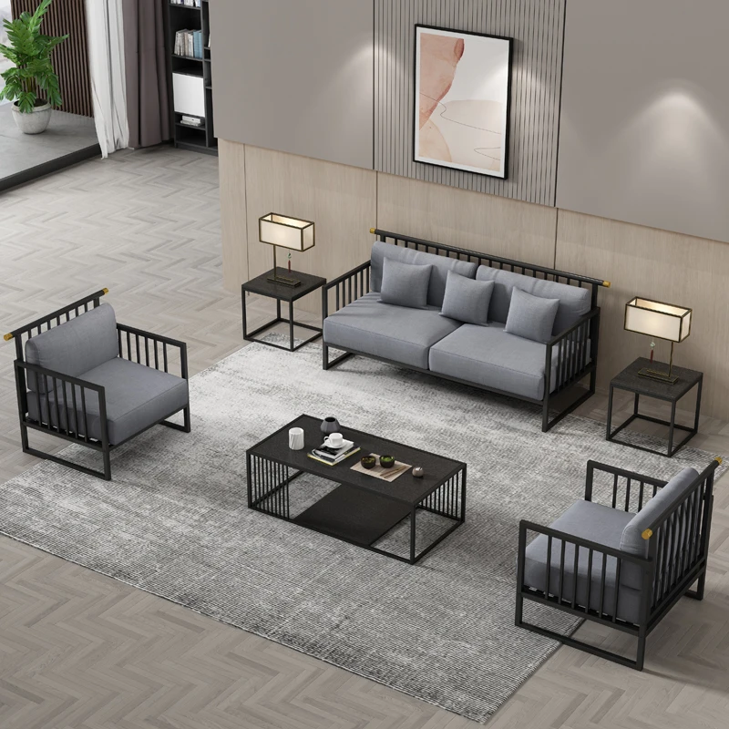 Nordic Leather Office Sofas Chaise Luxury Individual Sleeper Accent Lounge Office Sofas Sectional Bureau Meuble Furniture
