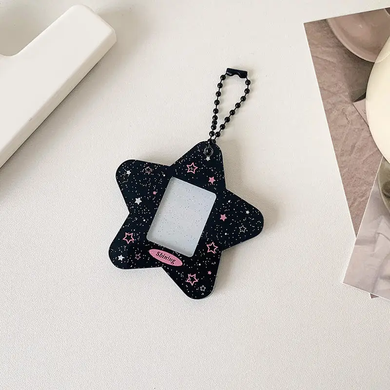 Star one inch certificate photo acrylic star follower small card card  sleeve card brick card sleeve - AliExpress 21
