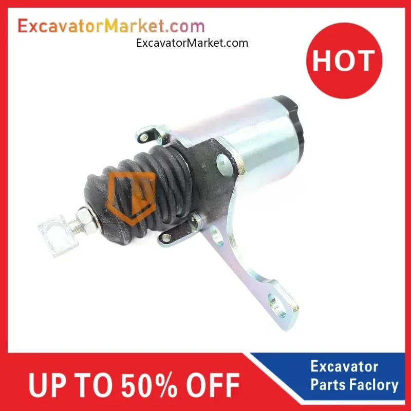 

For Caterpillar 306 307 308b/c/d Flameout Switch 4m40 Flameout Solenoid Valve Fuel Cut-off Valve Excavator Accessories