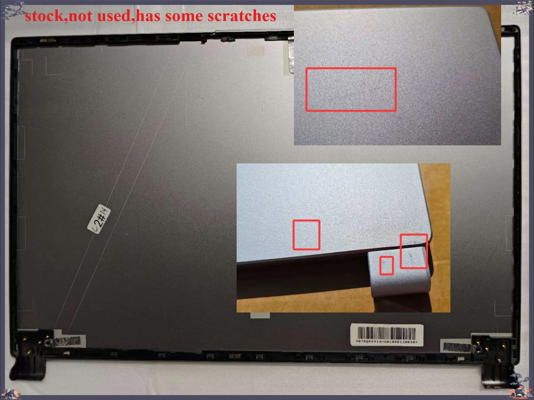 Couvercle Supérieur (Top Cover) MSI – Pour MS-16Q1/16Q2/16Q3, GS65, WS65