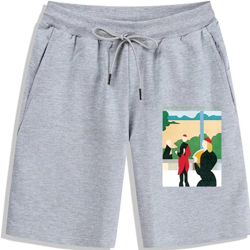 Brian Eno-Altro Green World Vintage Shorts Uomo Bianco Cool Printing Pantaloncini Da Uomo