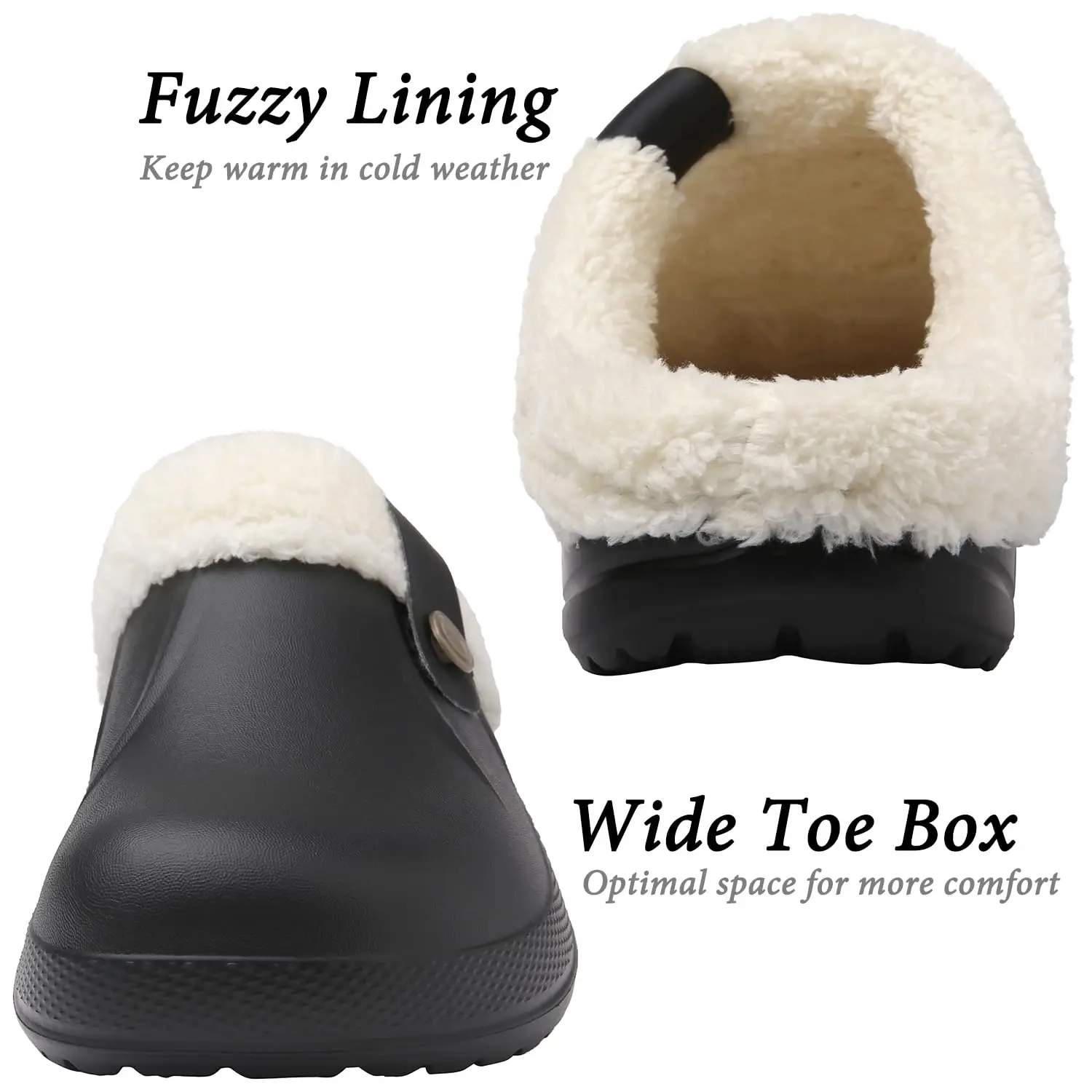 Gacimy Herren Klassische Plüschhausschuhe Mit Memory Foam Sohle_voghion.com