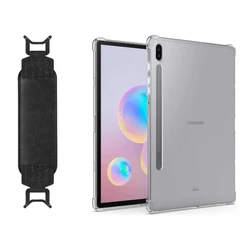 Clear TPU Back Cover with Shockproof Airbags - Tab S6 10.5 SM - T860 (TPU Case and Strap)