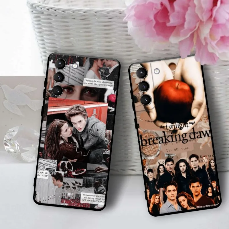 Team Edward Jacob Twilight Phone Case Per Samsung Galaxy S22 23 21 S20 Fe Ultra S10 S9 Plus S10E Note 20Ultra 10Plus Cover