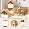 Multi-Functional Adjustable Kids Bookcase, Kids Storage Shelf for Bedroom, Playroom, Nursery Easy Assembly 3