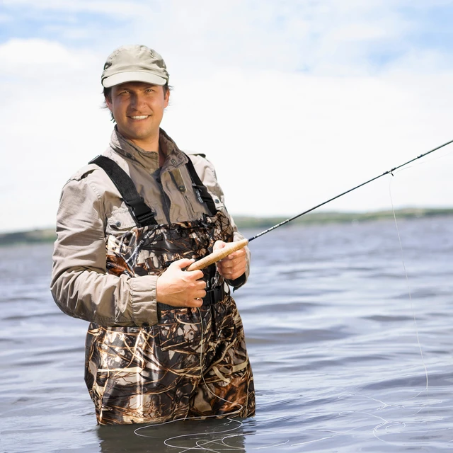 Men's Waterproof Chest Waders with Boots 3