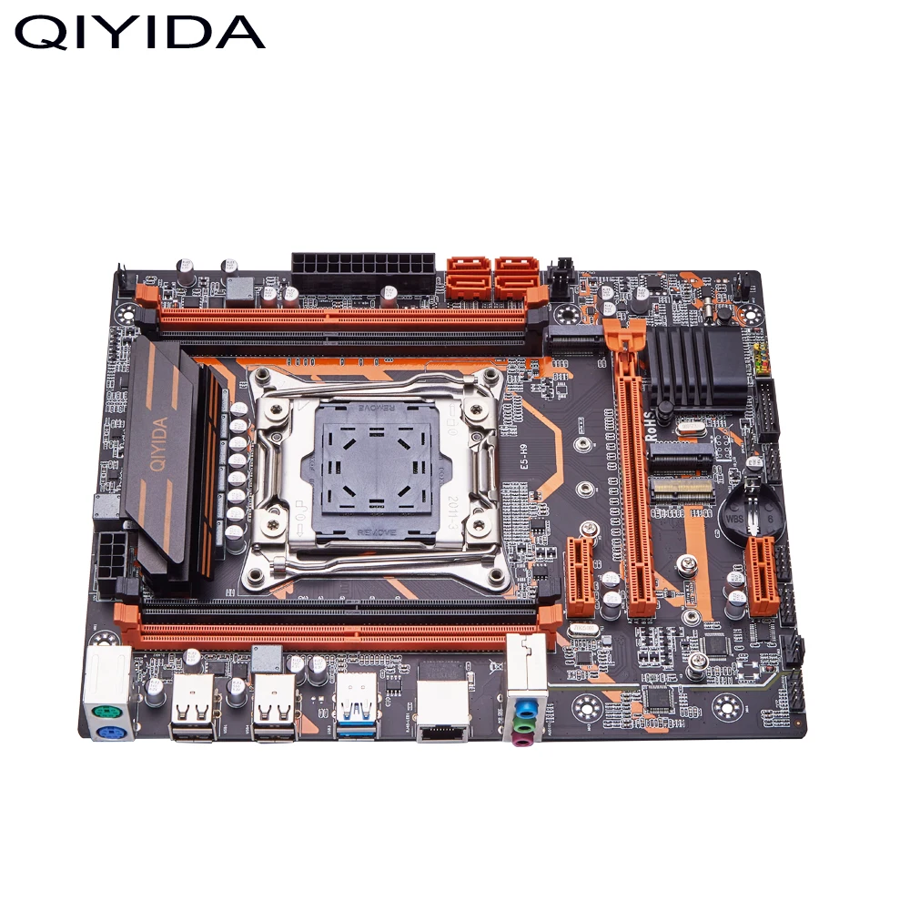 Lga Qiyida-X99-3マザーボード,PCコンポーネント,Xeon e5,v3,v4