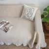 Elegant Multi Functional Couch Chair Cover Thick Retro American Factory Direct Supply Sofa Cover Plain Color Garden Flounces 4
