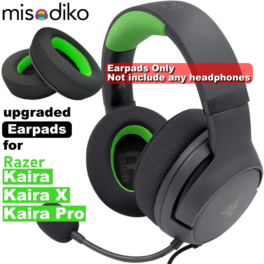 

misodiko Upgraded Ear Pads Cushions Replacement for Razer Kaira / X / Pro Gaming Headset