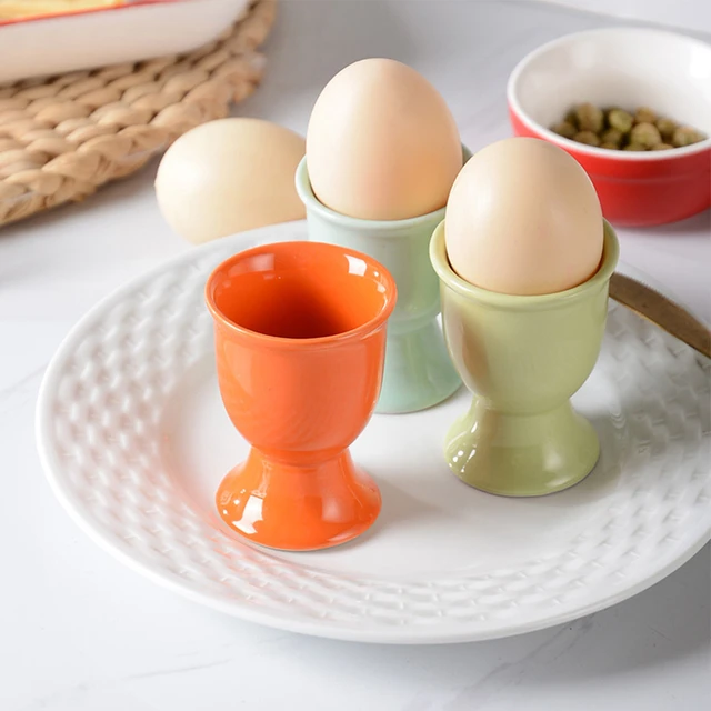 1pc Stainless Steel Boiled Egg Cup Holder Spring Egg Holder Breakfast  Cooking Kitchen Tools Egg Holder