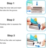Stainless Steel Wringer Roller Rotate Dispenser for Ointments Cosmetics Bathroom Accessories Toothpaste Squeezer Tube Roller 5