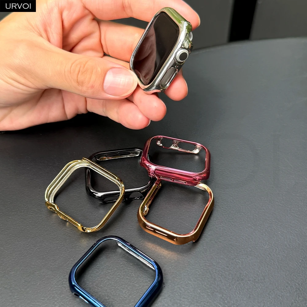 URVOI Electroplated Anti-Scratch Apple Watch Bumper Cover