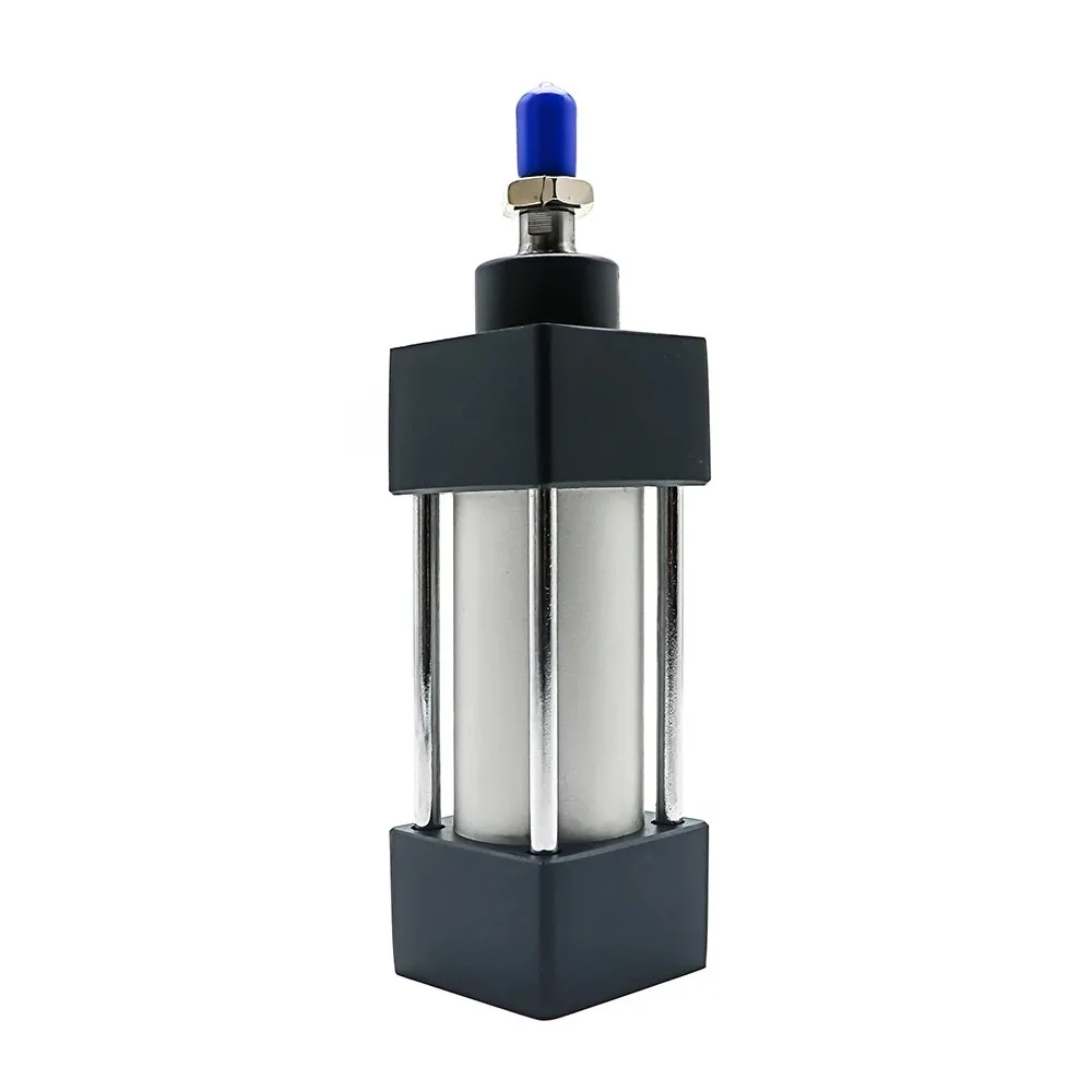 표준 공기 공압 실린더 SC 32/40/50/63mm 보어 복동 50/75/100/125/150/175/200/250/300/350/400/500/1000mm 스트로크