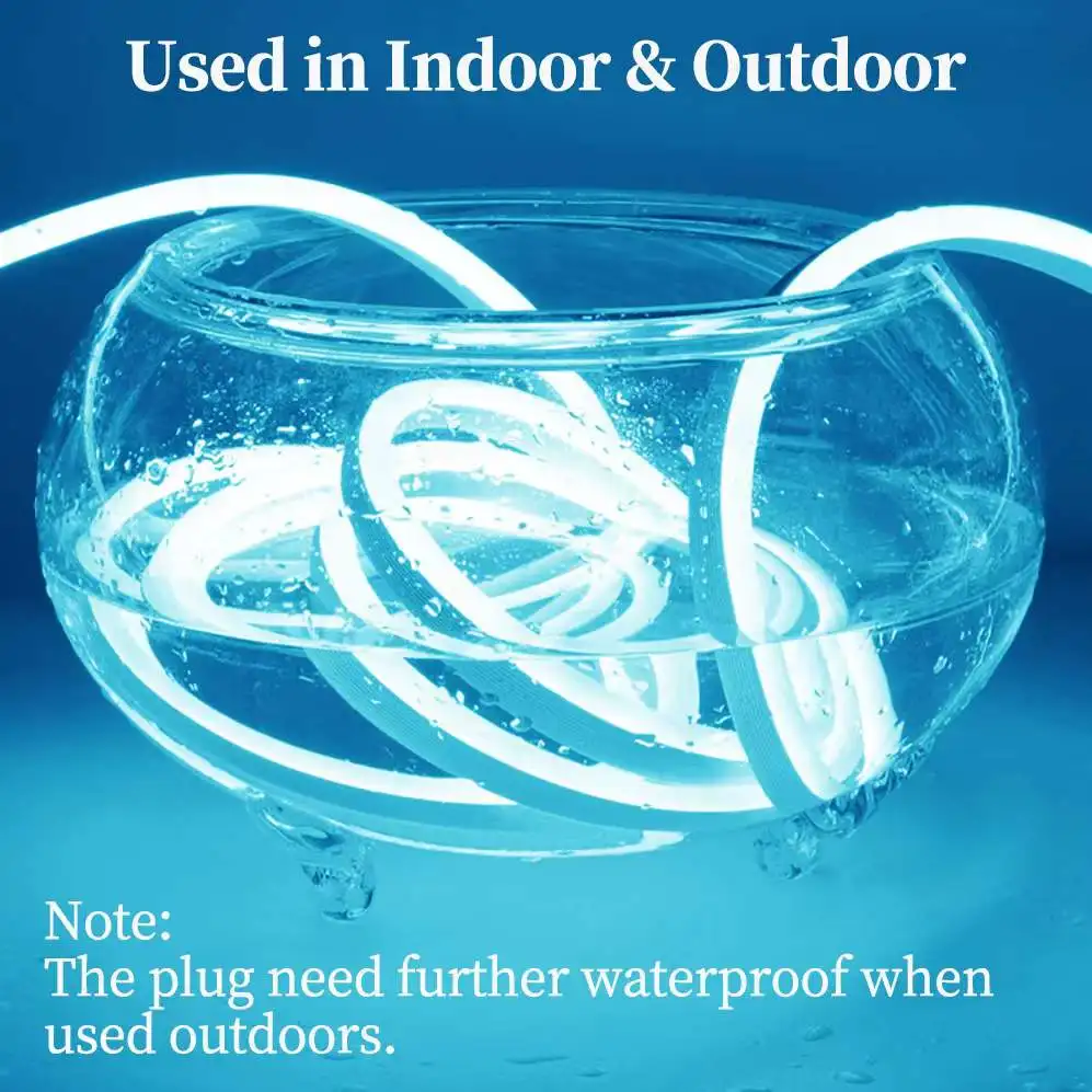 5V 12V 24V Led Neon Strip Light 6mm Narrow Rope Flex Tape Silicon Tube Bar Waterproof DIY Sign Red Green Blue Yellow Pink White 5